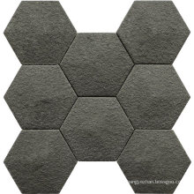 Environment-Friendly Materials Hexagon Concrete Interior Wall Cement Mosaic Tiles